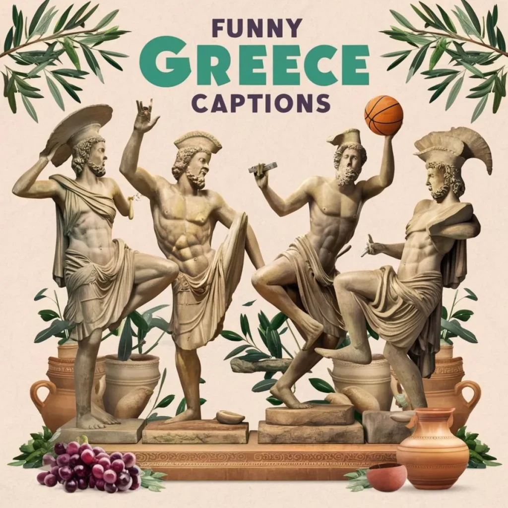 Funny Greece Captions