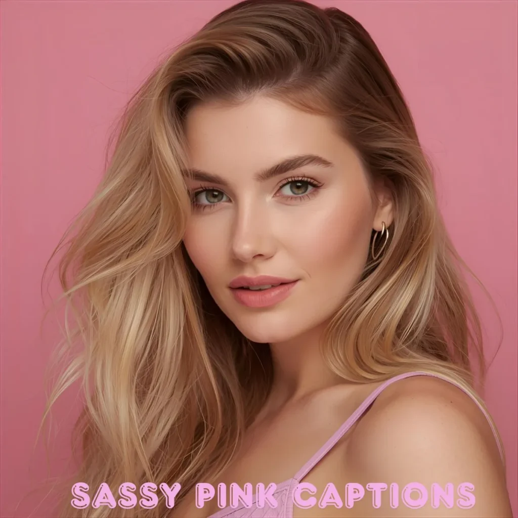 sassy pink captions