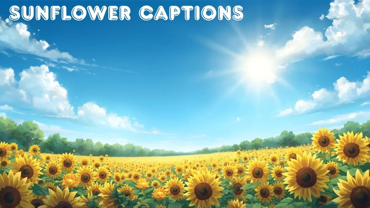 Sunflower Captions