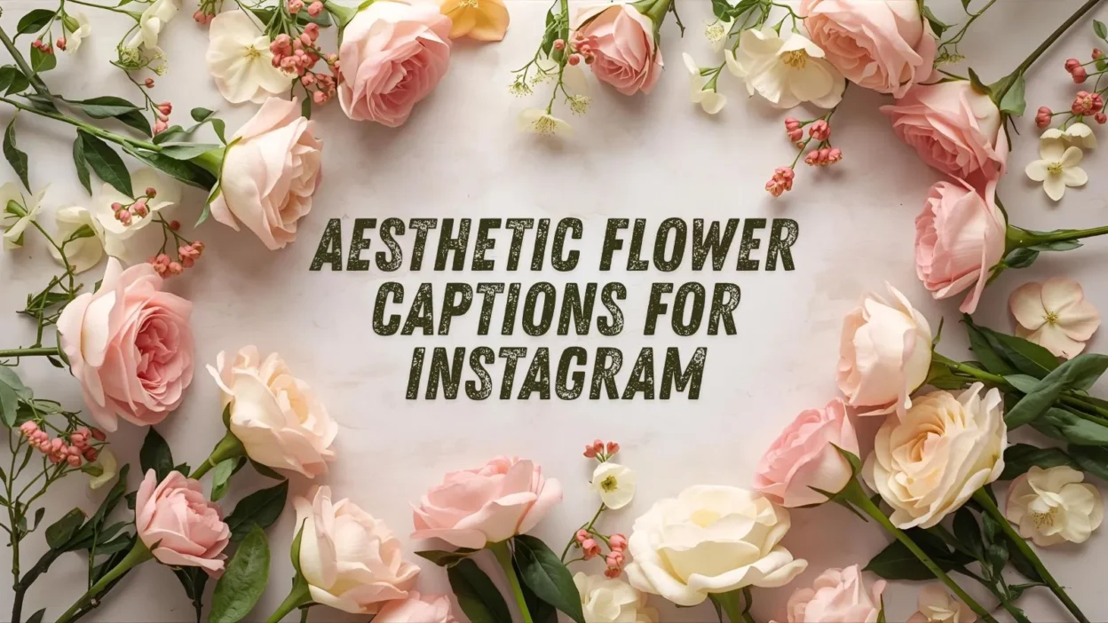 Aesthetic Flower Captions for Instagram