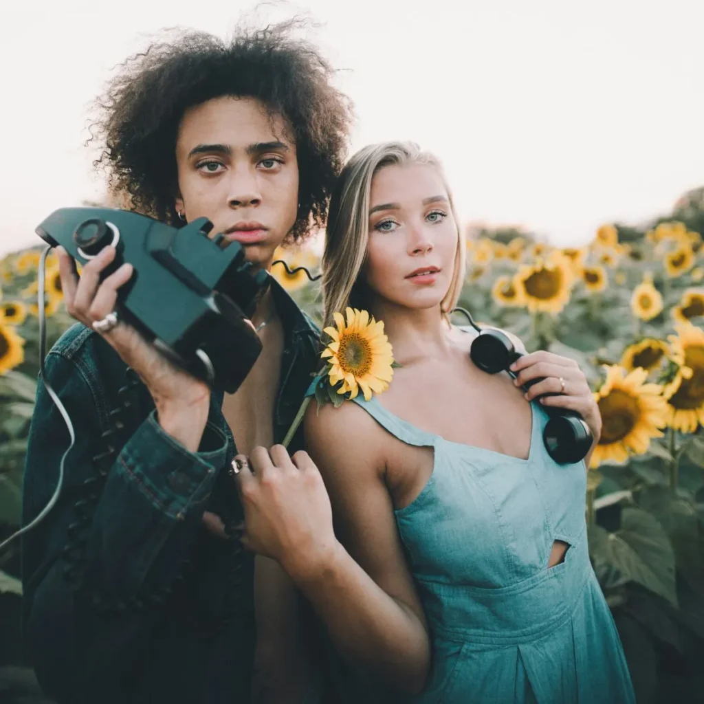 Sunflower Captions for Couples