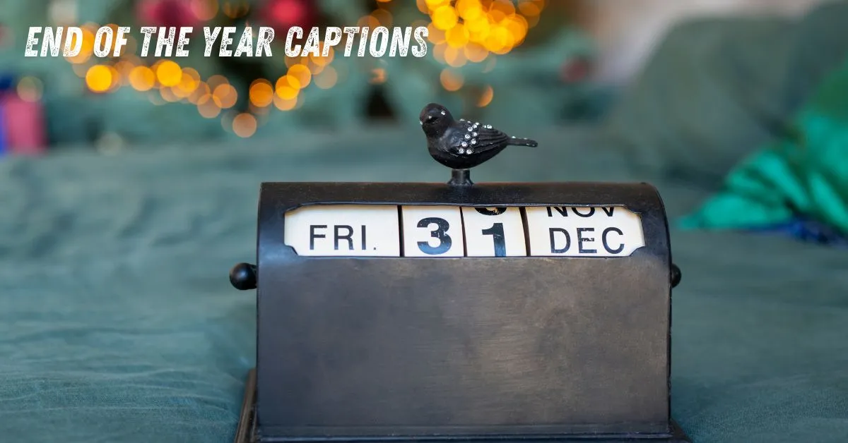 End of the Year Captions