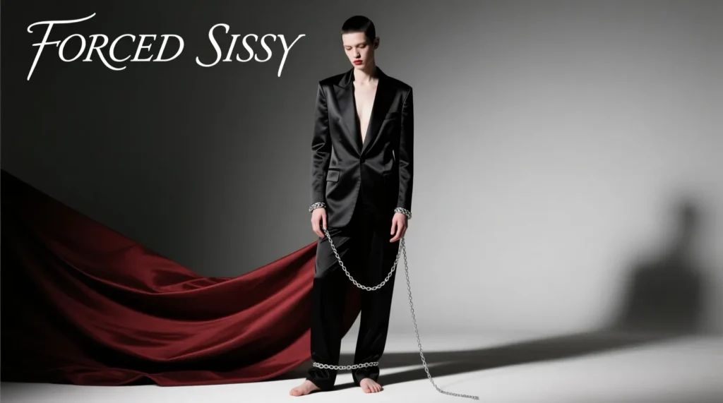 Forced Sissy Captions Bondage