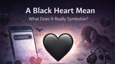 A Black Heart Mean