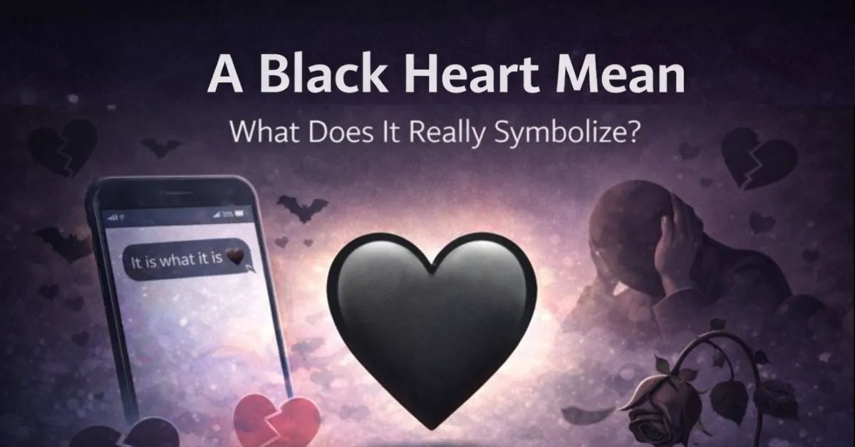 A Black Heart Mean