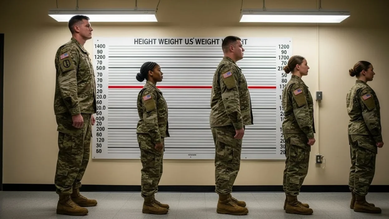 Height and Weight Army