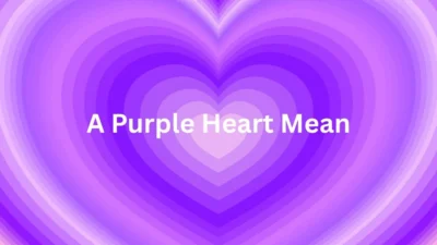 A Purple Heart Mean
